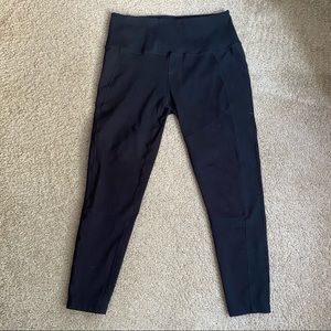 Black Zella Leggings Ribbed Large
